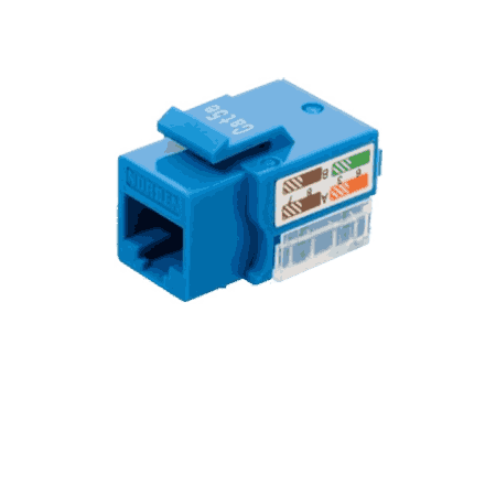 CATEGORY 5E UTP KEYSTONE JACK 122-21P090X