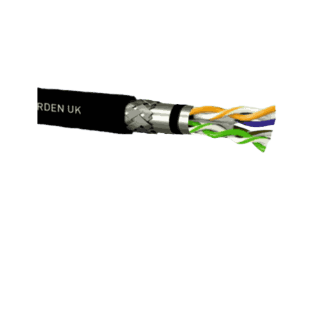 CATEGORY 6 SF-UTP 4 PAIR 26AWG DOUBLE JACKET HEAT & OIL RESISTANT CABLE 122-60T2U604X