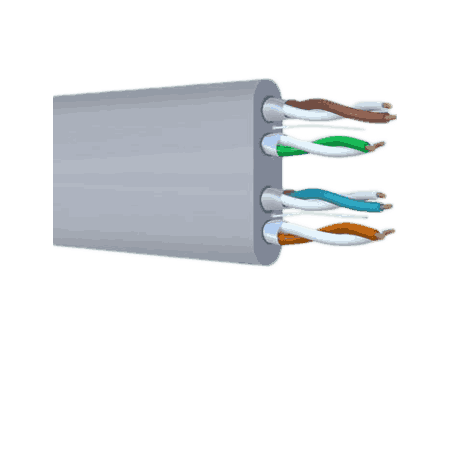 CATEGORY 6 U-FTP 4 PAIR 30 AWG FLAT CABLE 100-10031304