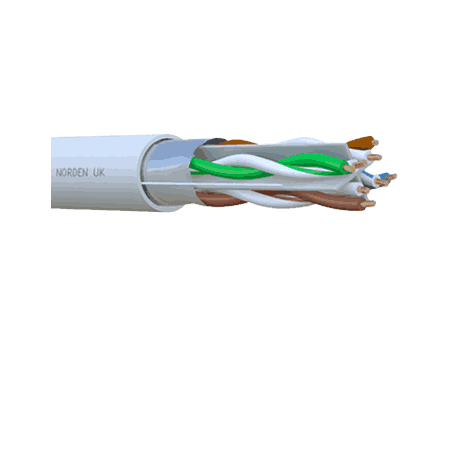 CATEGORY 6A F-UTP 4 PAIR EXTERNAL CABLE 114-21003204BK