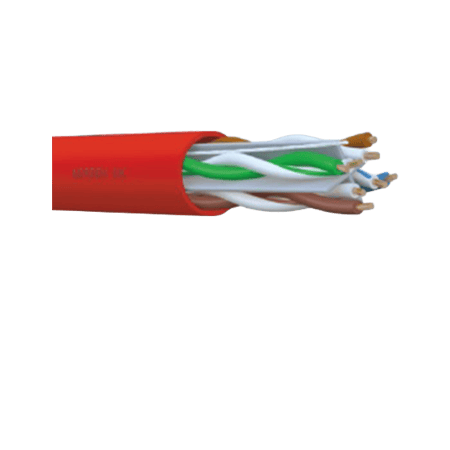 Category 6 UUTP 24 AWG 4 Pair Cable PVC-120-1000B104X