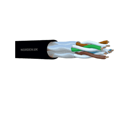Category 6A U-FTP 23 AWG 4 Pair External Cable 114-2000K304X