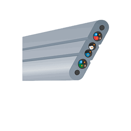 4-Fibre-2-Px2x0.75mm²-FLAT-ELEVATOR-CABLE-4002-10004OM3X