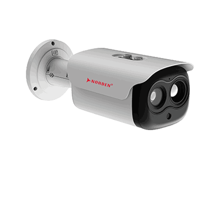 4MP IP Dual Sensor Temperature Detection Thermal Bullet Camera ENC-HBU7F-100R-35