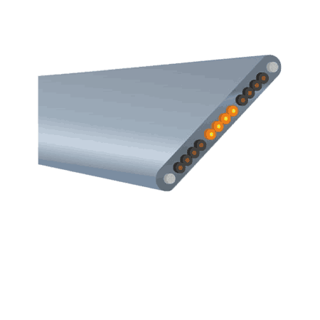 Flat Elevator Optical Cable 4001-10004OM2GY